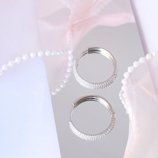 Orecchini Diamond Circle