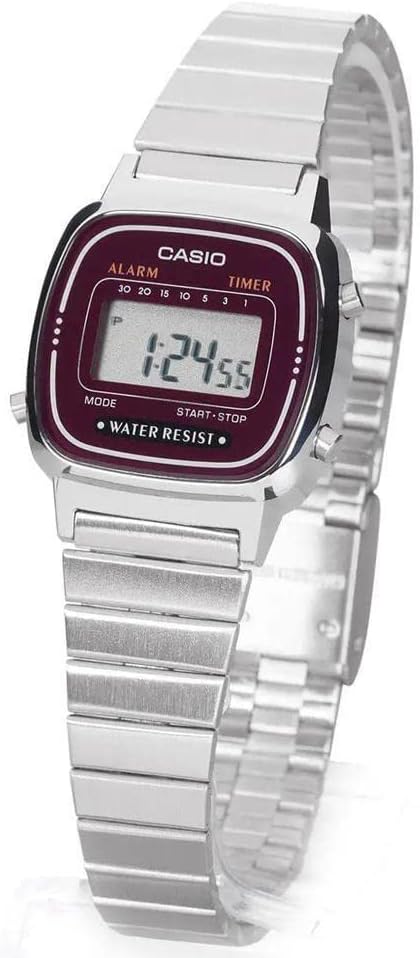 Orologio CASIO Vintage donna acciaio digitale al quarzo