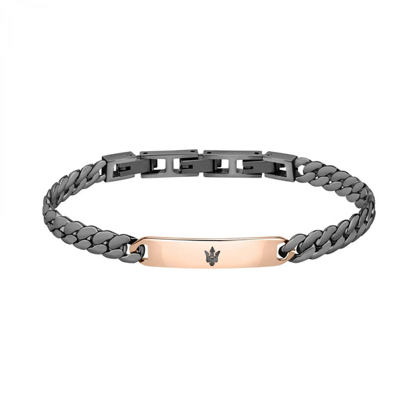Bracciale in Acciaio con Targa