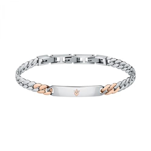 Bracciale in Acciaio con Targa