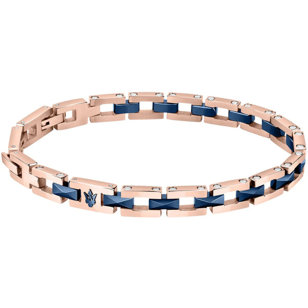 Bracciale in Acciaio e Ceramica
