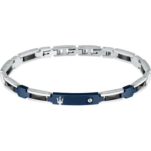 Bracciale in Acciaio e Ceramica