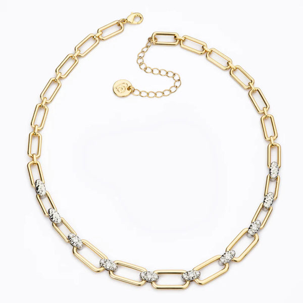 Collana Girocollo Catena Rettangolare