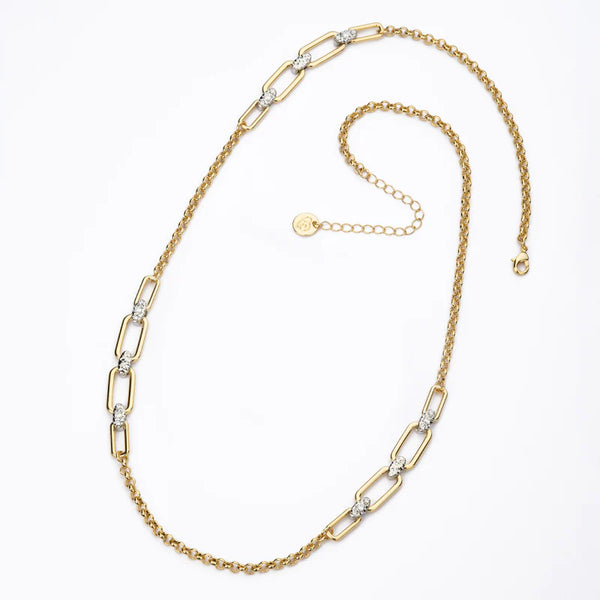 Collana Lunga Catena Rettangolare