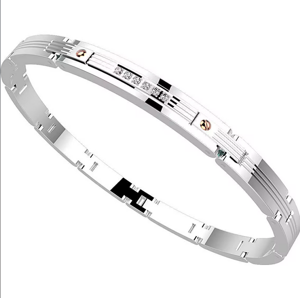 Bracciale uomo gioielli Zancan Hi Teck EHB112