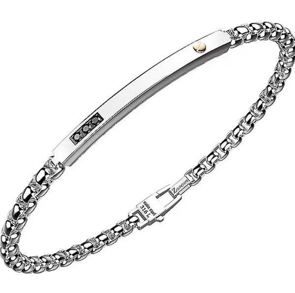 Bracciale uomo gioielli Zancan Hi Teck EHB178