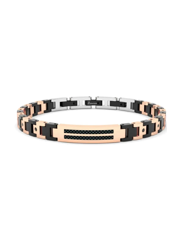 Bracciale in acciaio 316L EHB280 Zancan da uomo