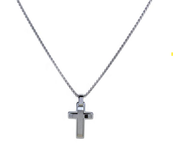 Collana Uomo HiTeck con Croce EHC180
