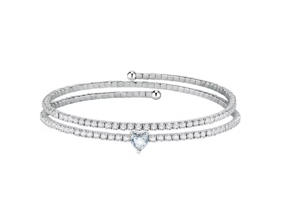 Bracciale a molla Tennis