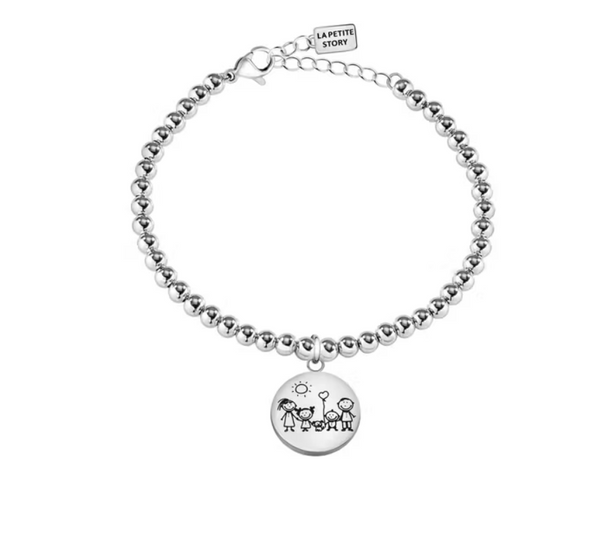 Bracciale con Sfere con Charm