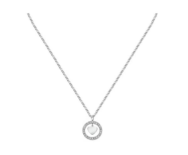 Collana con Cuore e Zirconi
