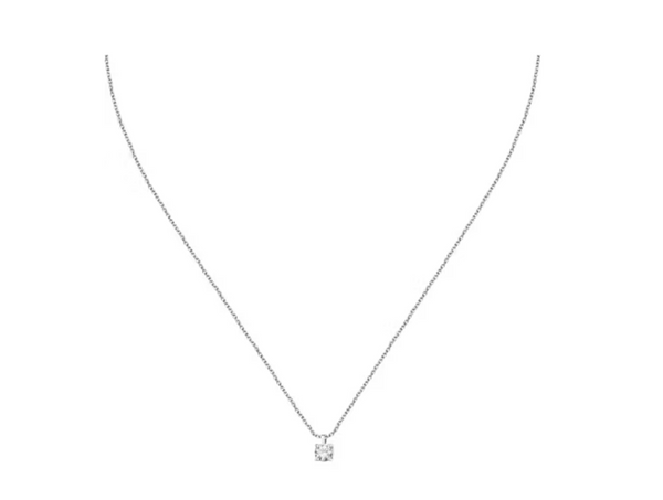 Collana in Argento con Punto Luce