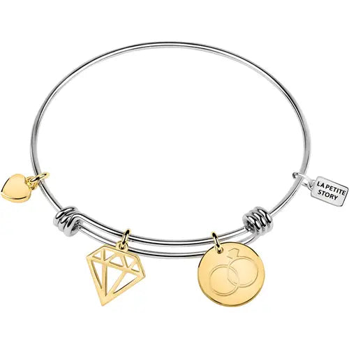 Bracciale Rigido con Charm