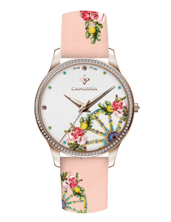 Orologio A rosa Glamour Rosegold